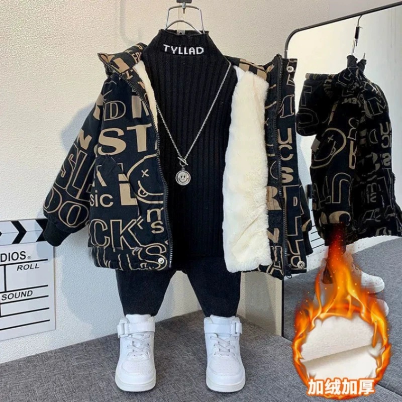 Winter Clothing Drawing For Kids - Jungen Mantel Jacke Überzieher Baumwolle 2026