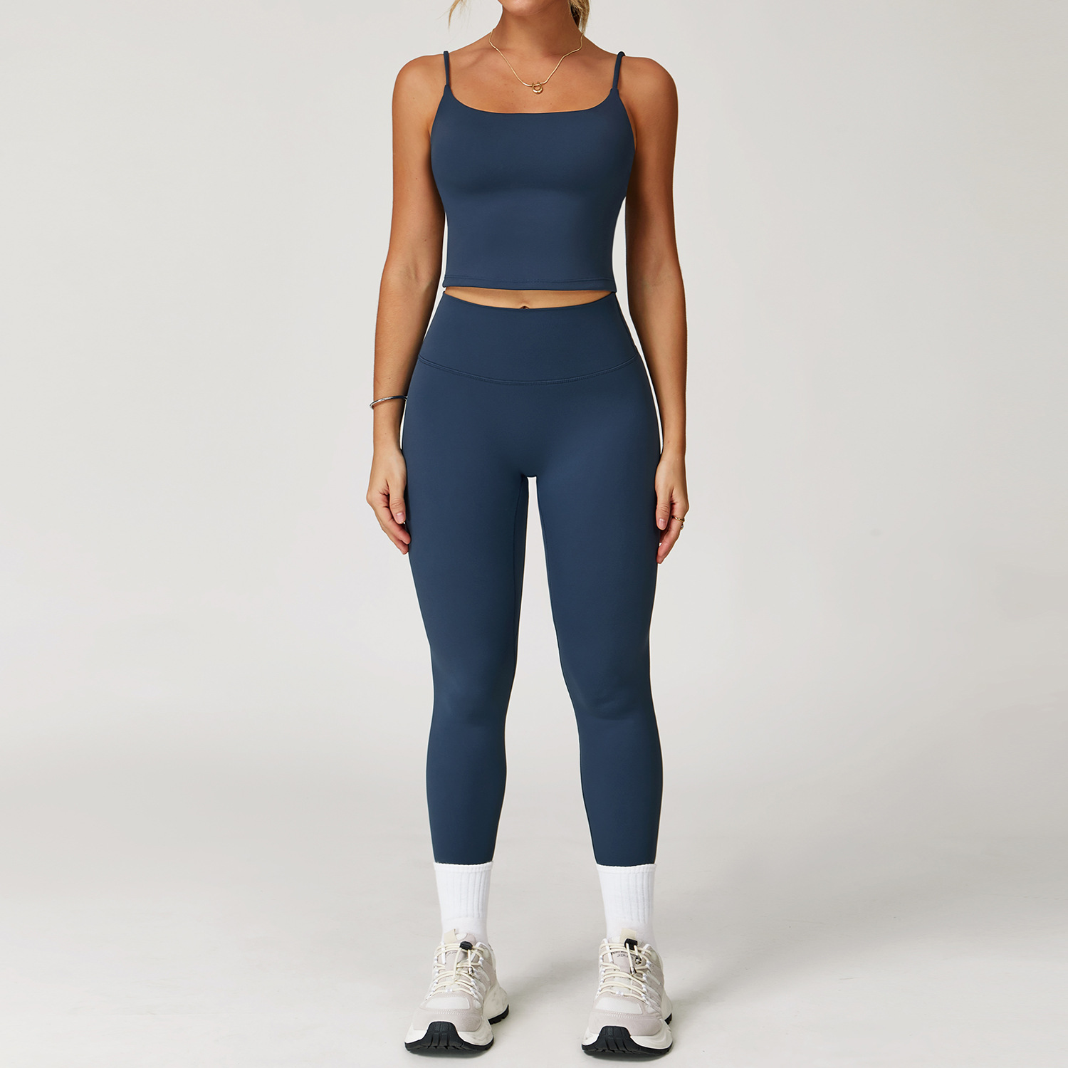 Winter Yoga Clothing - Sportbekleidung Damen Trainingsanzug 2-teiliges Yoga-Set Workout-Kleidung