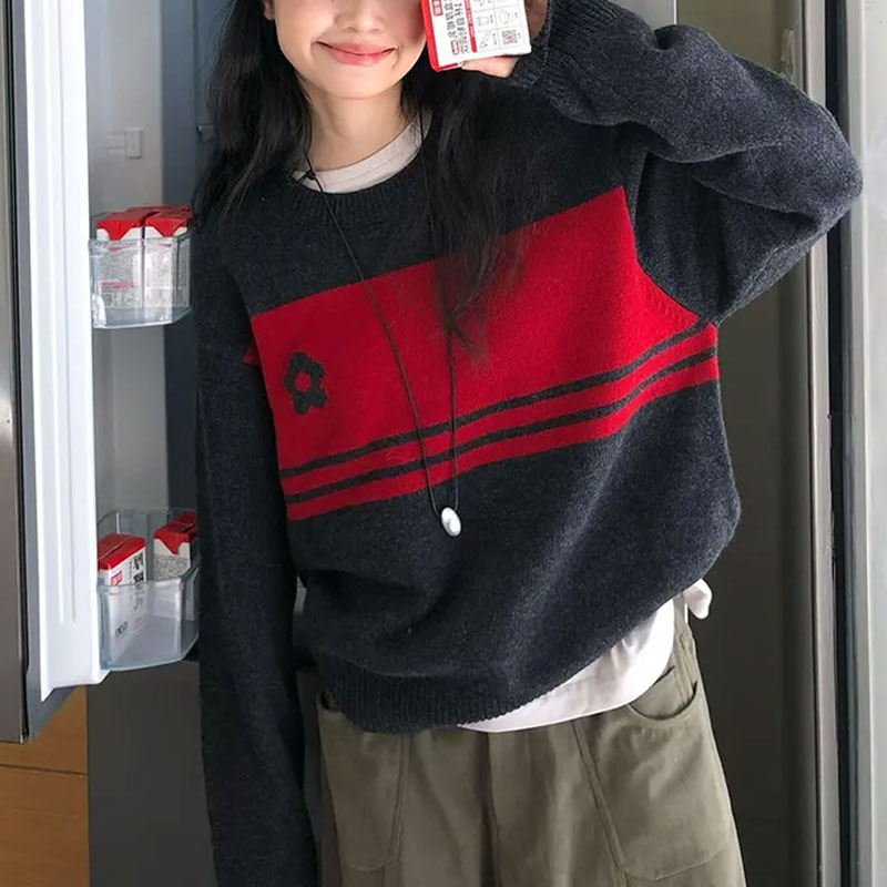 Winter Clothing Colors - Modische Jacquard-Weben-Pullover für Herbst und Winter,
