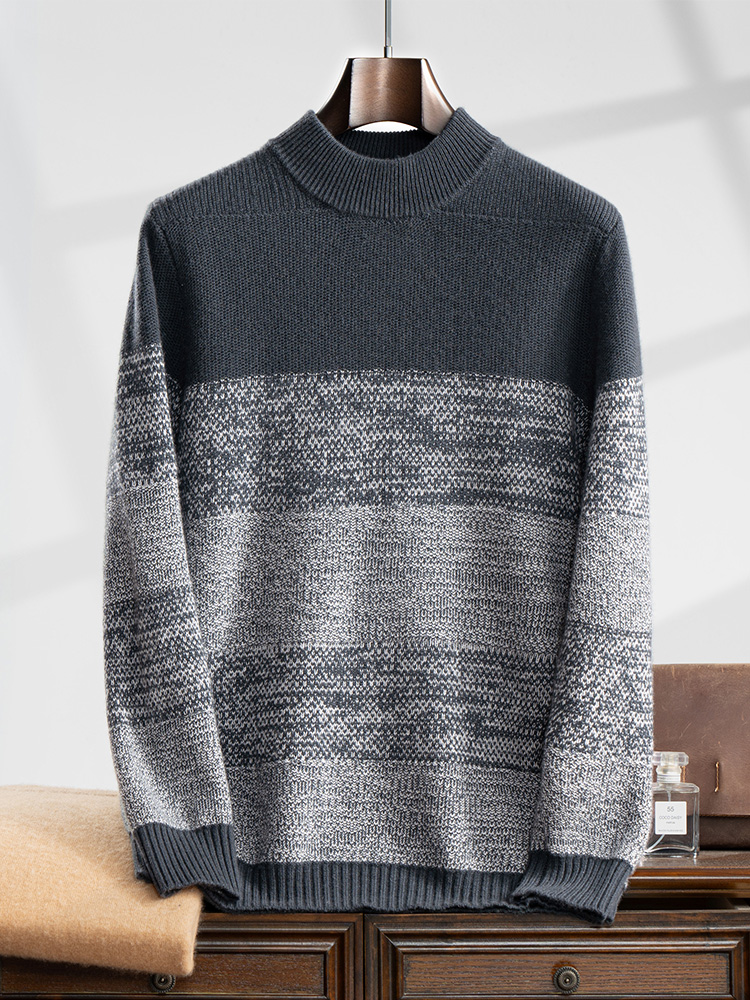 Winter Clothing Colors - Herren-Pullover aus 100 % Kaschmir, dick,