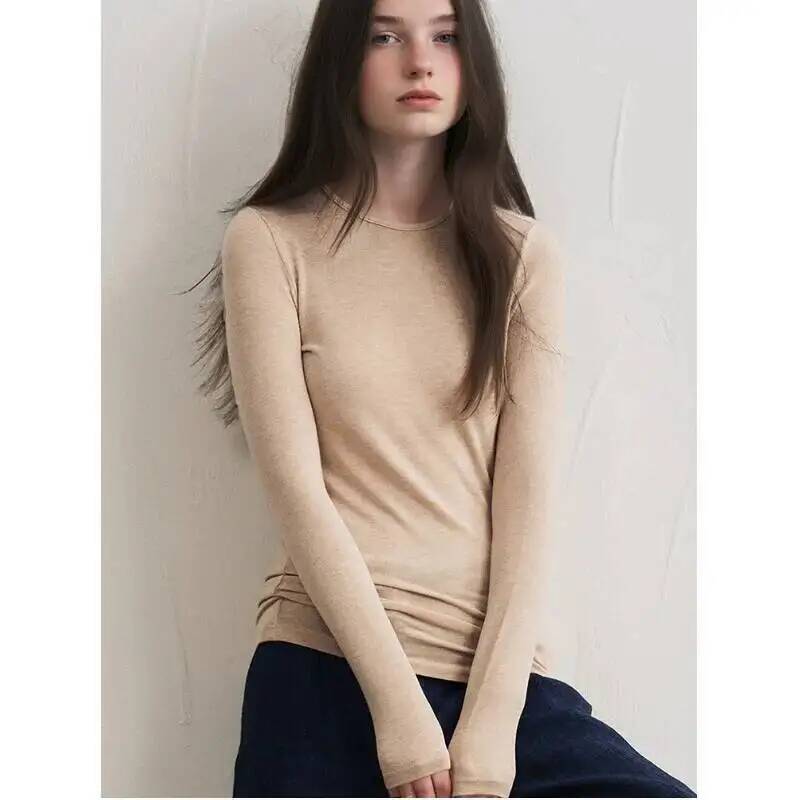 Winter Clothing For Woman - Damen Kaschmir-Mischgewebe Langarm-Oberteil Herbst Winter Weiches