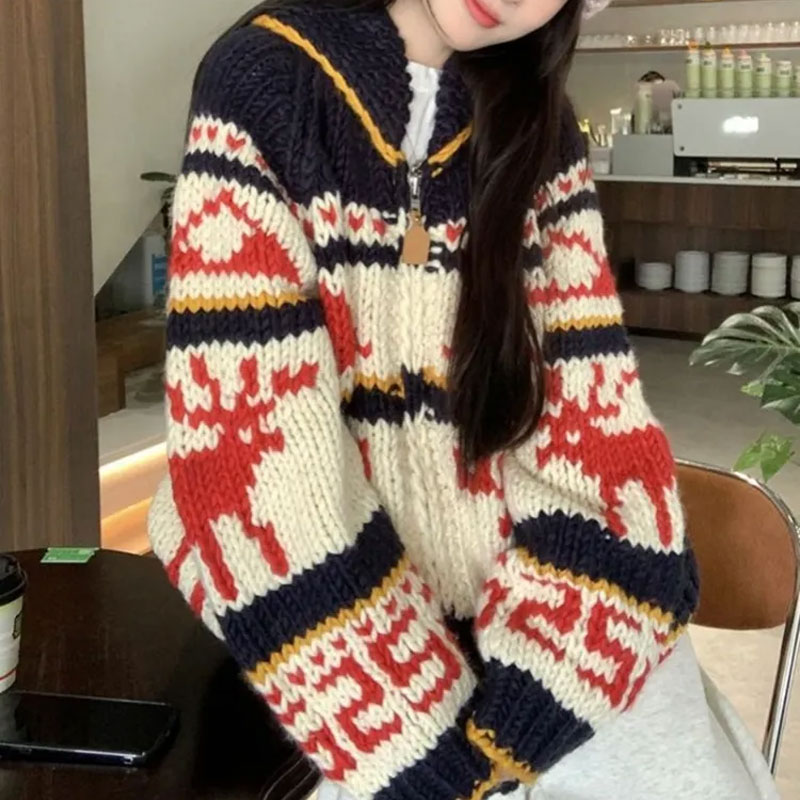 Weihnachten Vintage Elch Stric – Winter Clothing Colors Bewertung und Preis