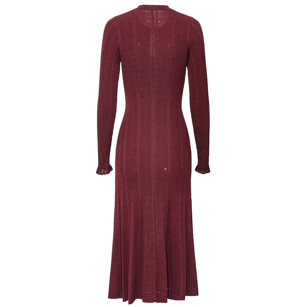 Rundhals-Langarmkleid für Früh – Winter Clothing Pictures Bewertung und Preis