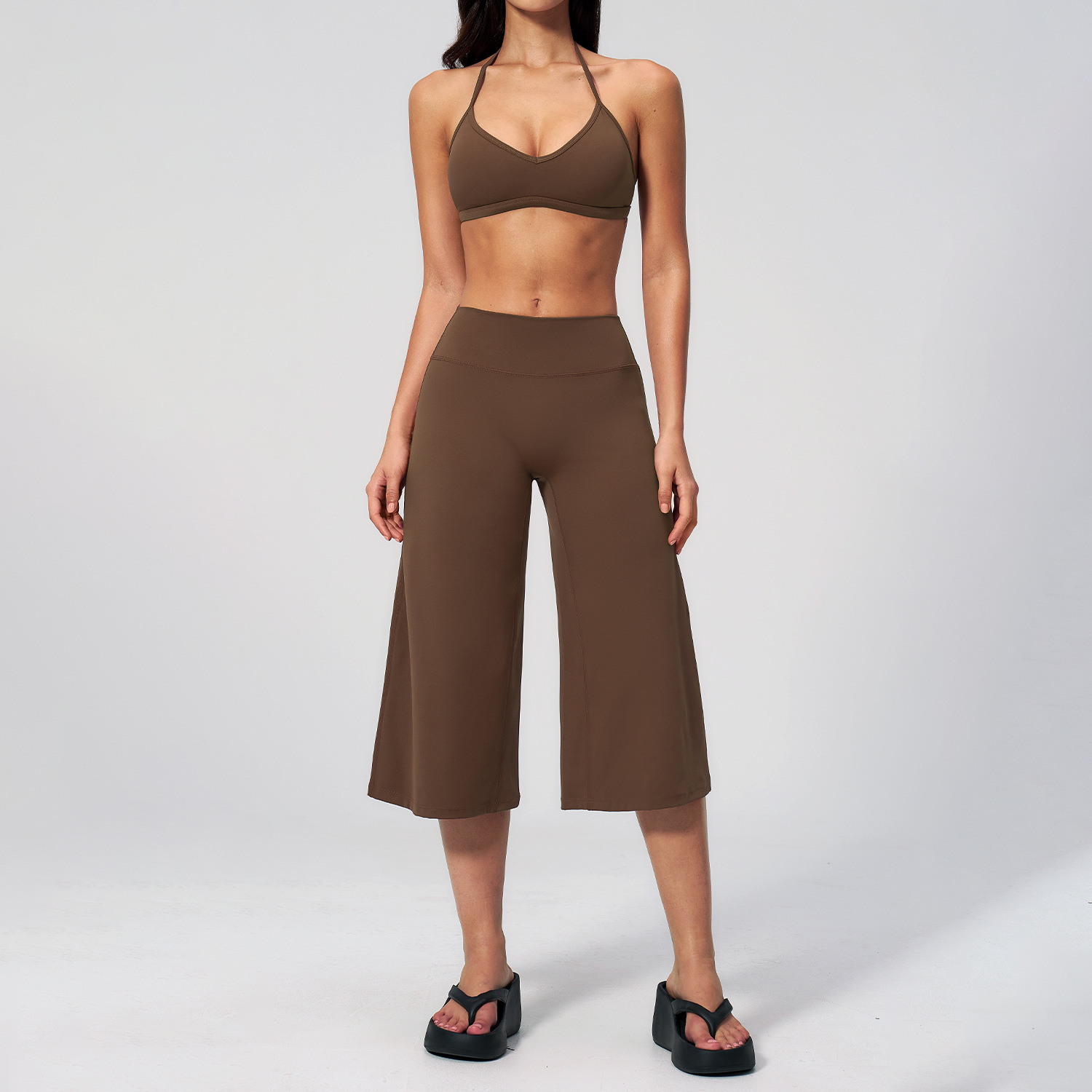 Caprihosen-Set 2-teilig Sport- – Winter Yoga Clothing Bewertung und Preis